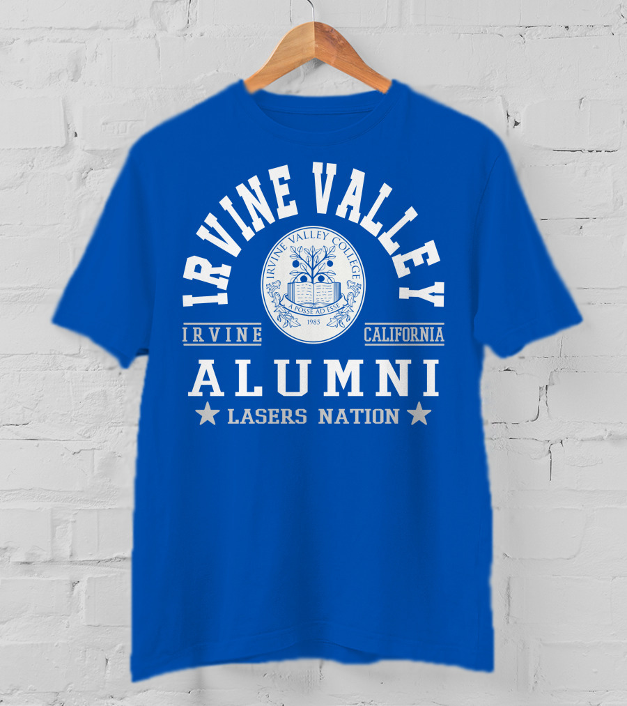 Irvine Valley College Alumni Lasers Nation Irvine California 1985 T-Shirt