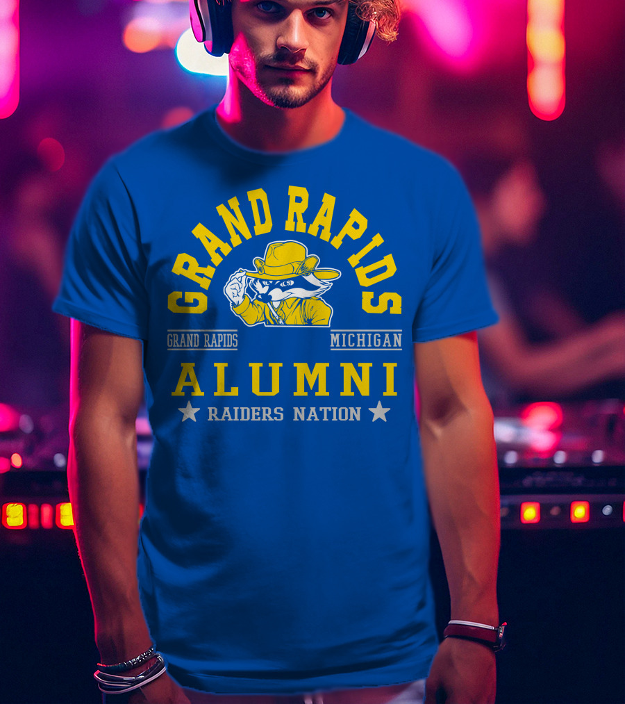 Grand Rapids Michigan Alumni Raiders Nation T-Shirt