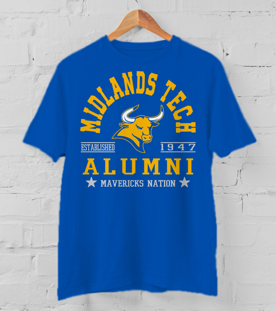Midlands Tech Alumni Established 1947 Mavericks Nation T-Shirt