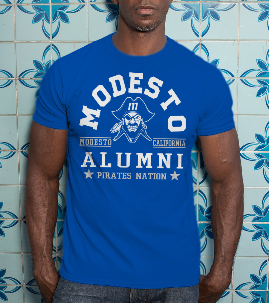 Modesto California Pirates Alumni Nation T-Shirt