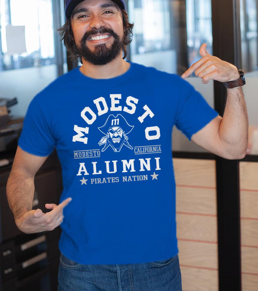 Modesto California Pirates Alumni Nation T-Shirt