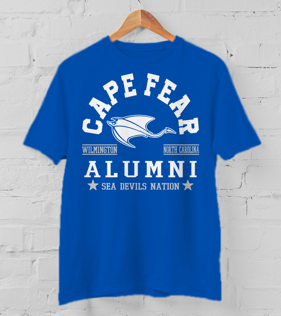 Cape Fear Alumni Wilmington North Carolina Sea Devils Nation T-Shirt