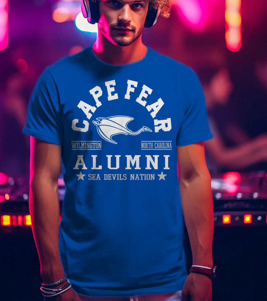 Cape Fear Alumni Wilmington North Carolina Sea Devils Nation T-Shirt