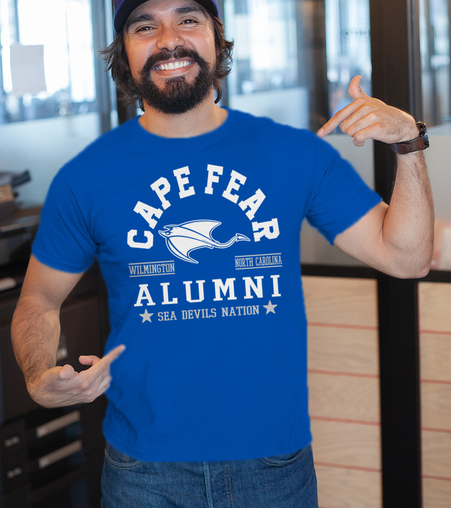 Cape Fear Alumni Wilmington North Carolina Sea Devils Nation T-Shirt