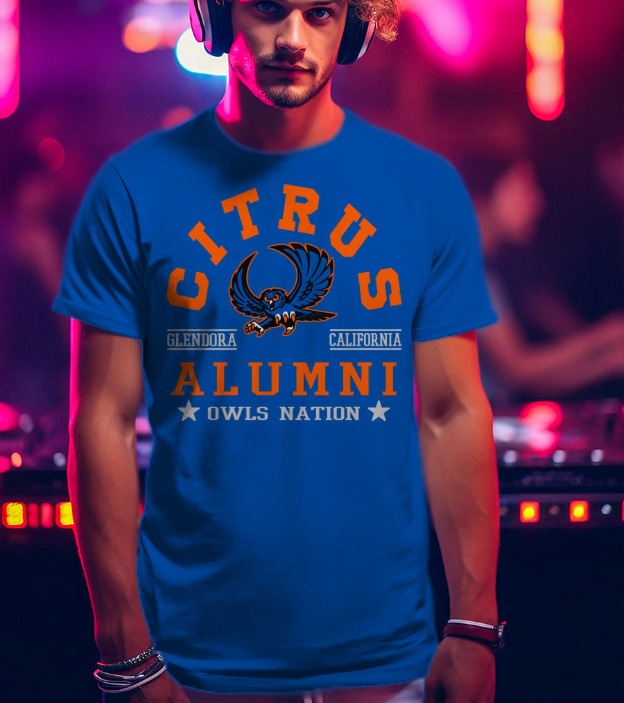 Citrus Alumni Owls Nation Glendora California T-Shirt