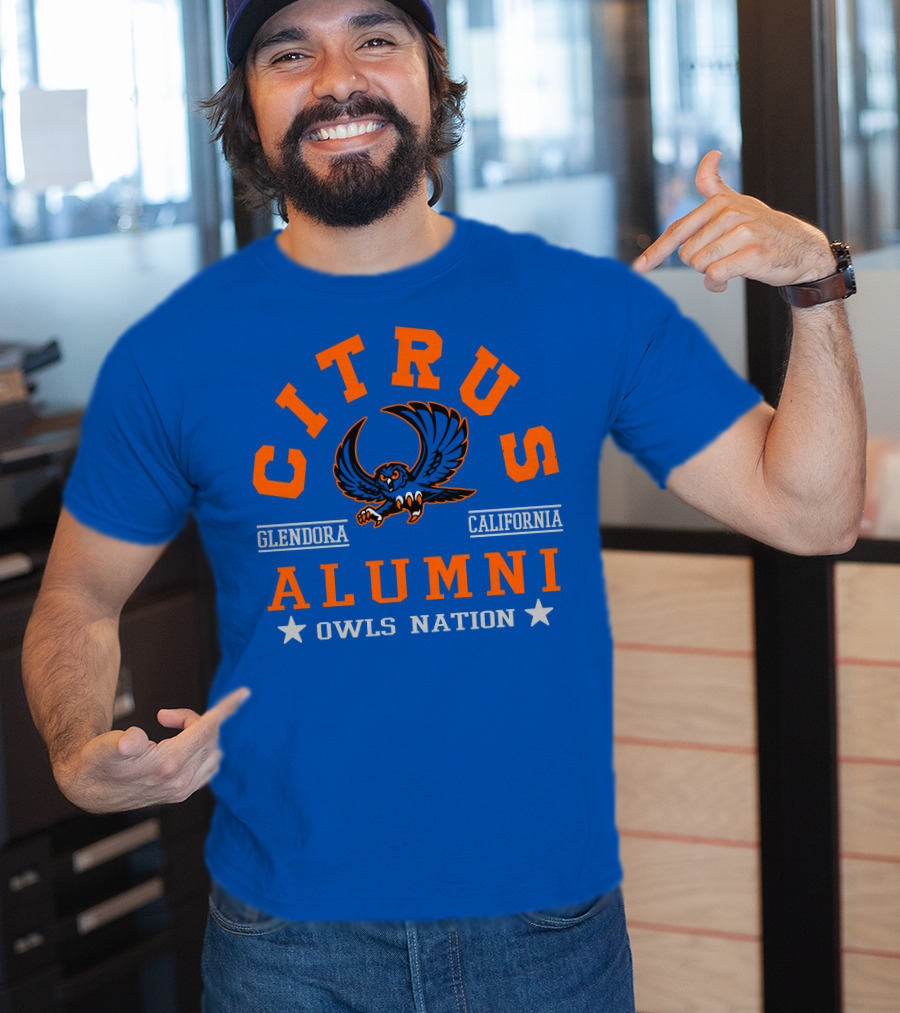 Citrus Alumni Owls Nation Glendora California T-Shirt