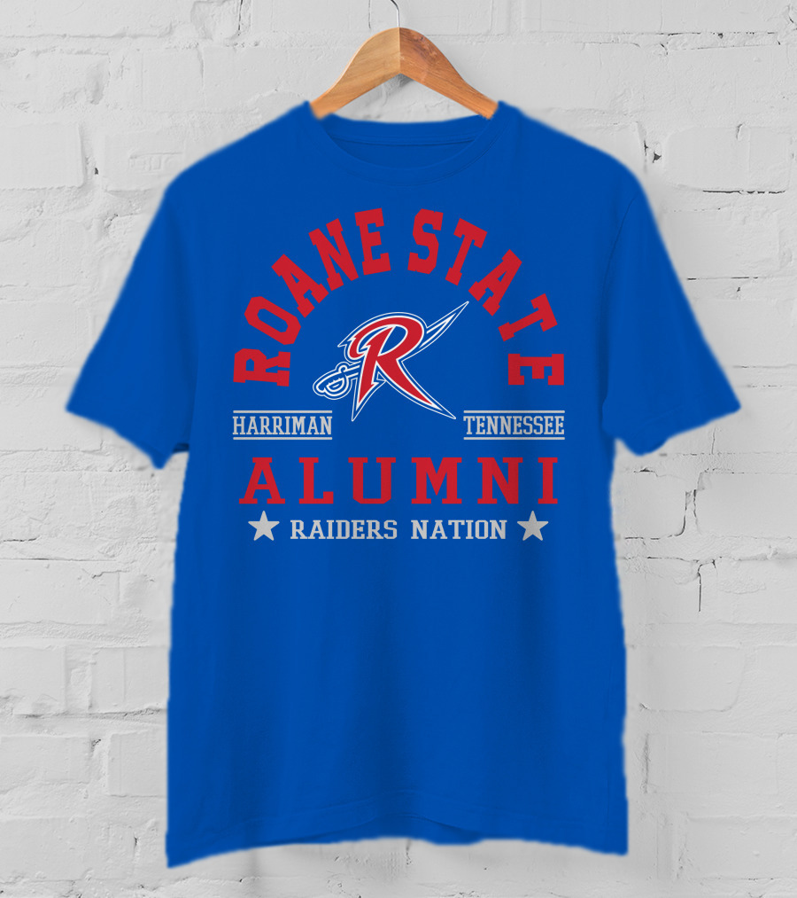 Roane State Harriman Tennessee Alumni Raiders Nation T-Shirt
