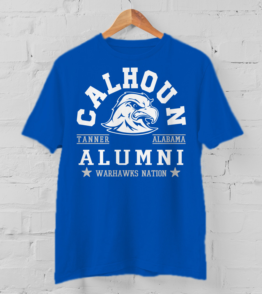 Calhoun Alumni Tanner Alabama Warhawks Nation T-Shirt