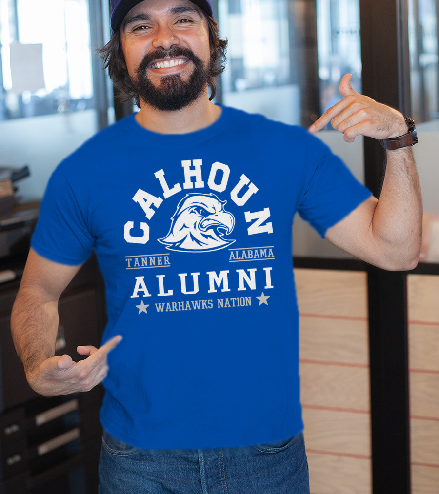 Calhoun Alumni Tanner Alabama Warhawks Nation T-Shirt