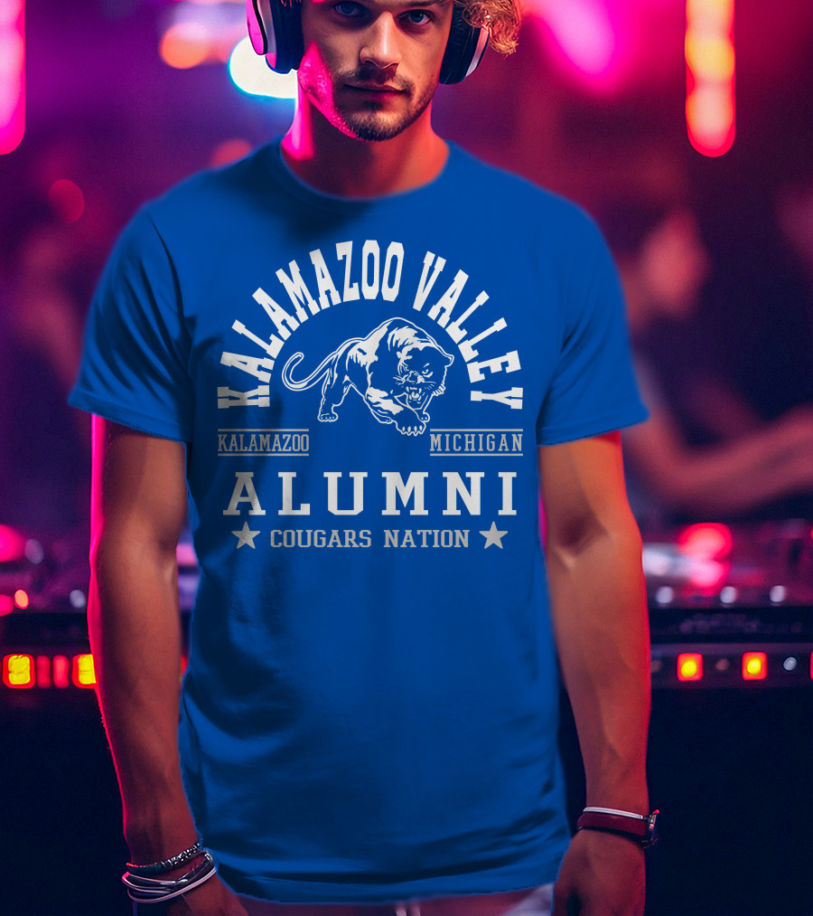 Kalamazoo Valley Alumni Cougars Nation Michigan T-Shirt