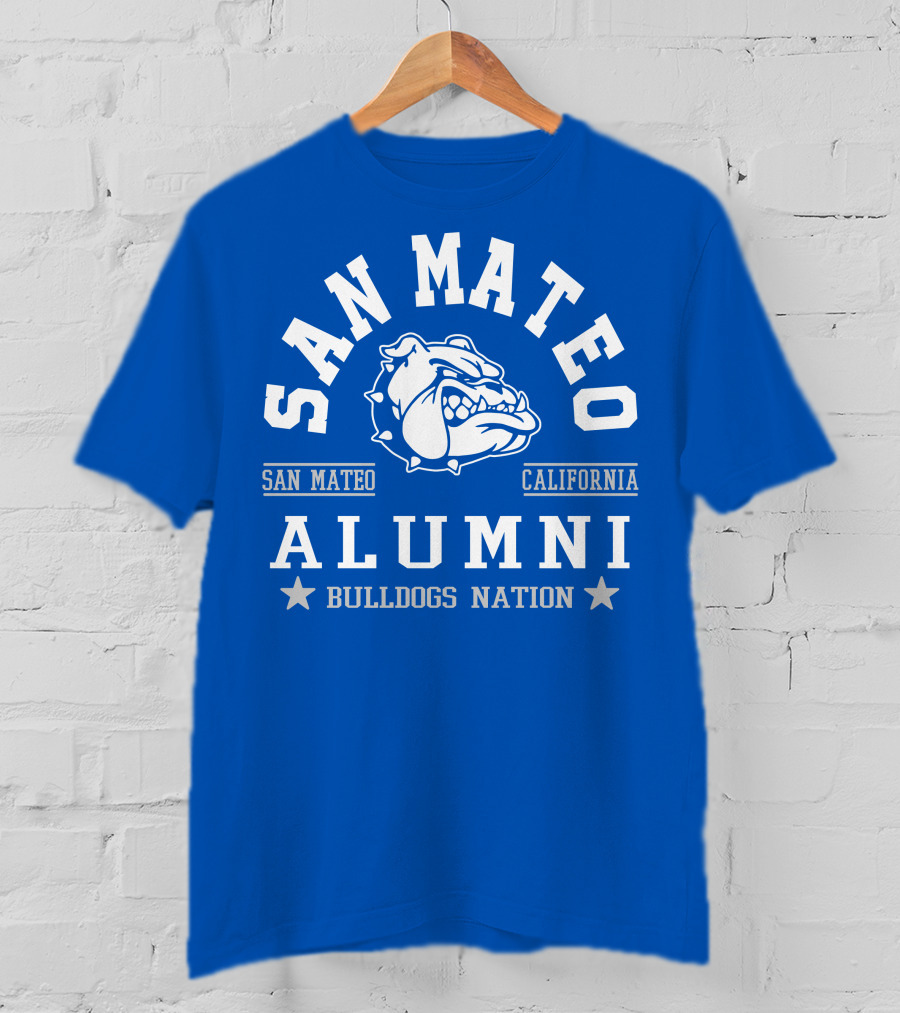 San Mateo California Alumni Bulldogs Nation T-Shirt