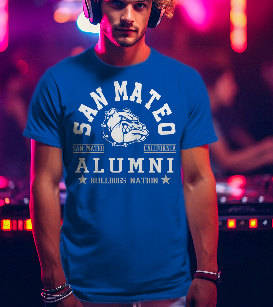 San Mateo California Alumni Bulldogs Nation T-Shirt