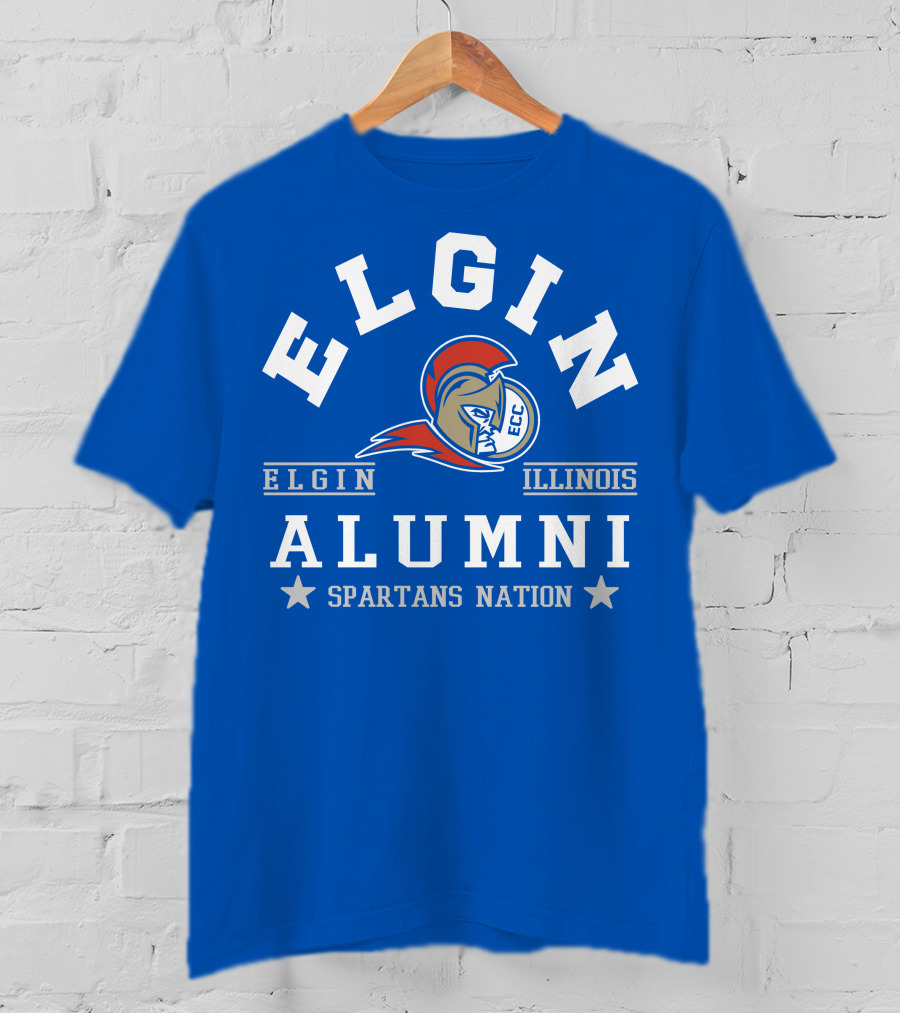 Elgin Illinois ECC Spartans Alumni Nation T-Shirt