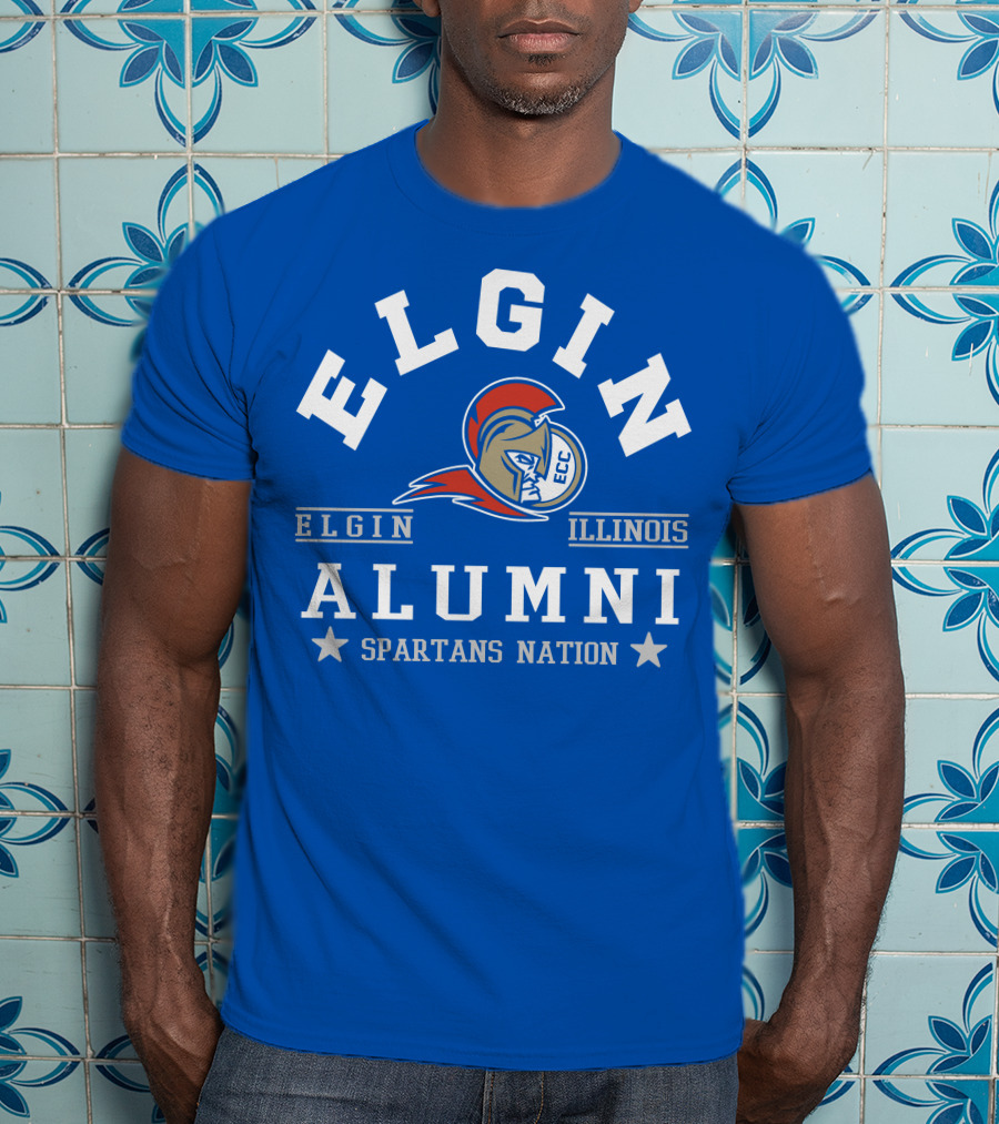 Elgin Illinois ECC Spartans Alumni Nation T-Shirt