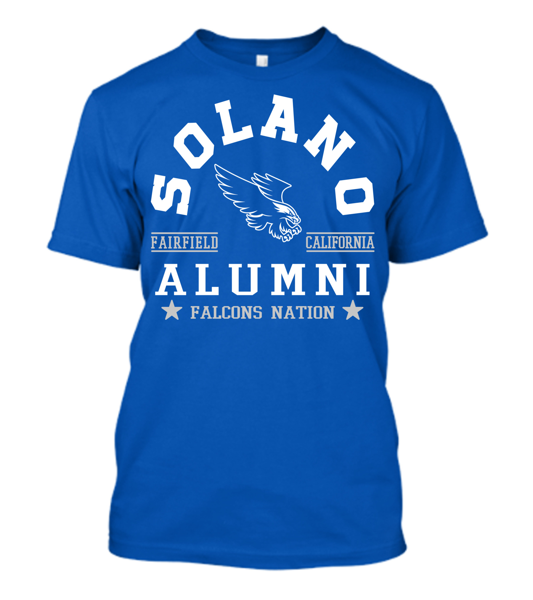 Solano Alumni Fairfield California Falcons Nation T-Shirt