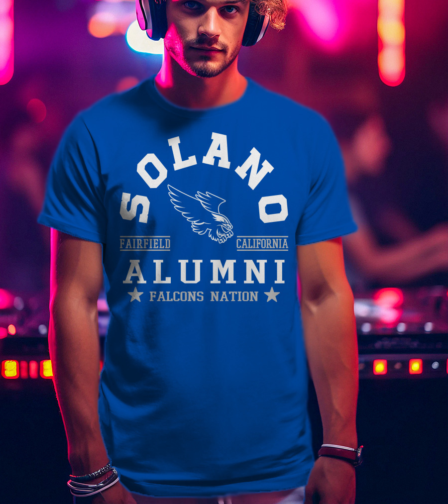 Solano Alumni Fairfield California Falcons Nation T-Shirt