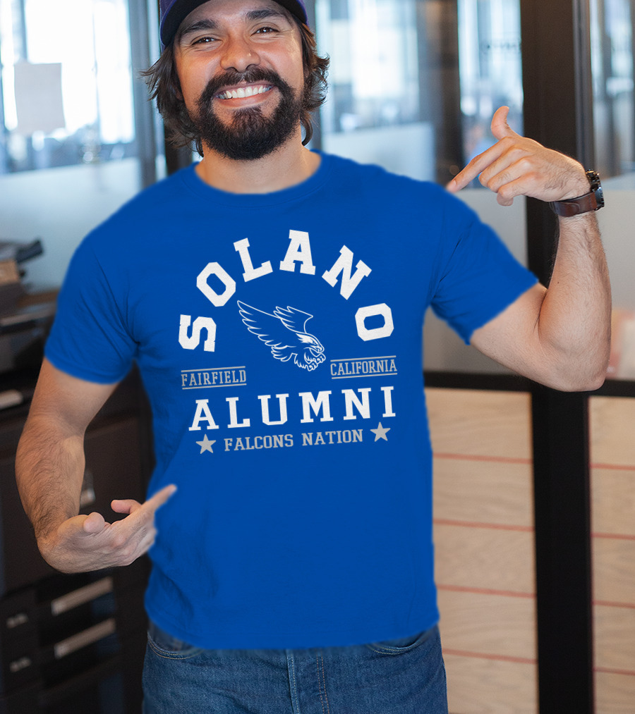 Solano Alumni Fairfield California Falcons Nation T-Shirt