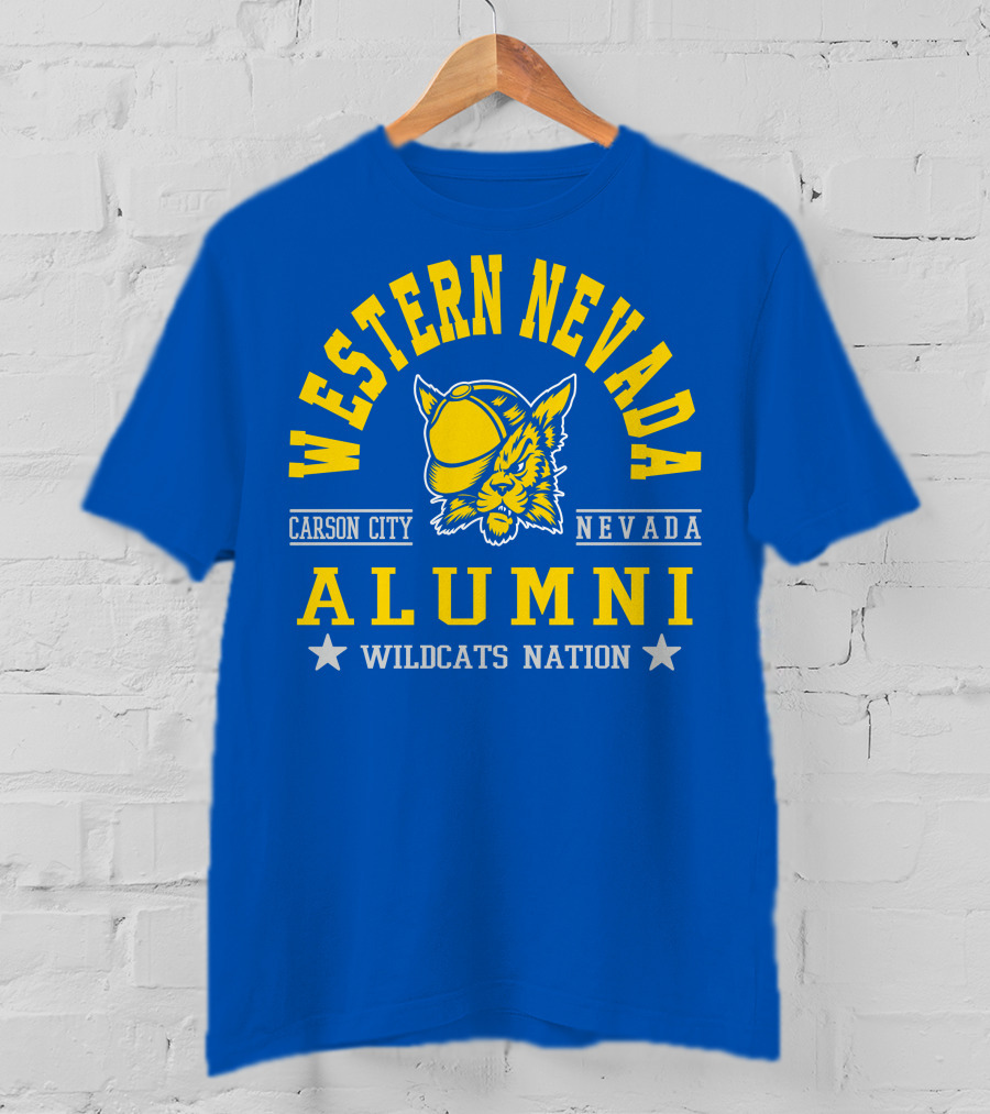Western Nevada Carson City Alumni Wildcats Nation T-Shirt