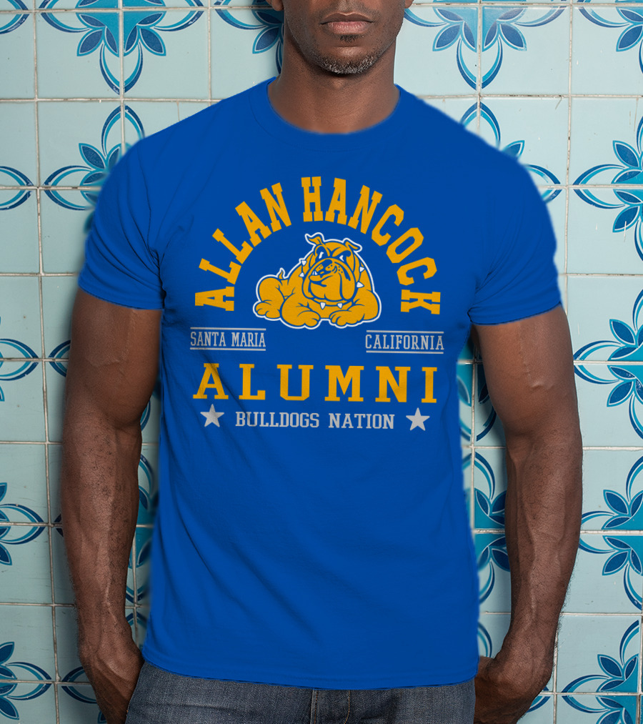 Allan Hancock Santa Maria California Alumni Bulldogs Nation T-Shirt
