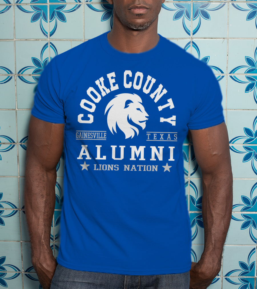 Cooke County College Alumni Gainesville Texas Lions Nation T-Shirt