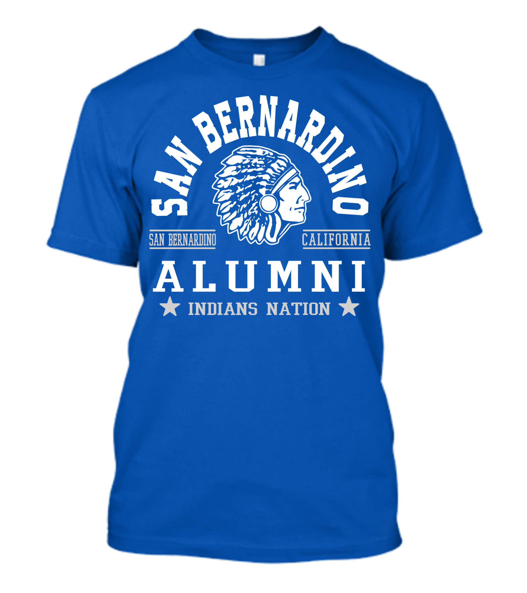 San Bernardino California Alumni Indians Nation T-Shirt
