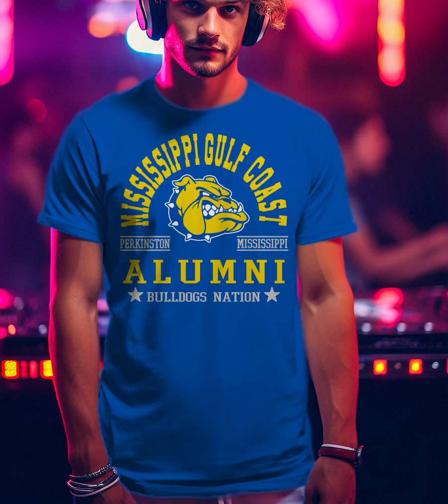 Mississippi Gulf Coast Alumni Bulldogs Nation Perkinston Mississippi T-Shirt