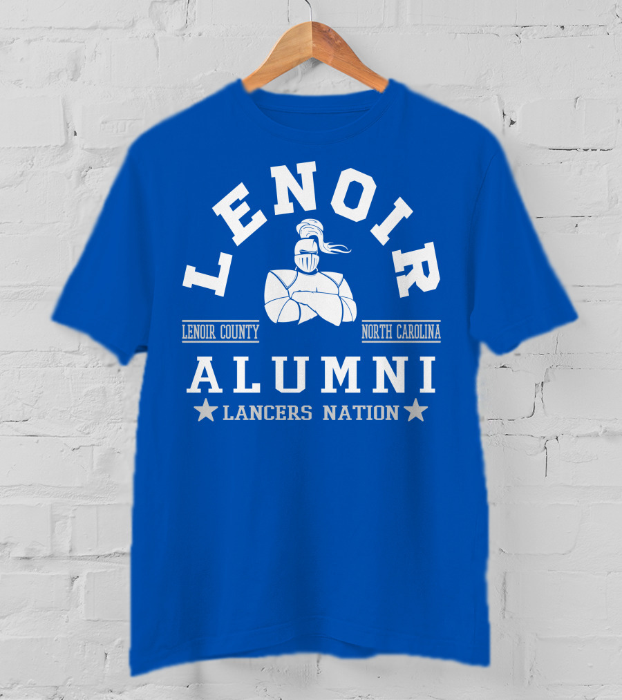 Lenoir County North Carolina Alumni Lancers Nation T-Shirt