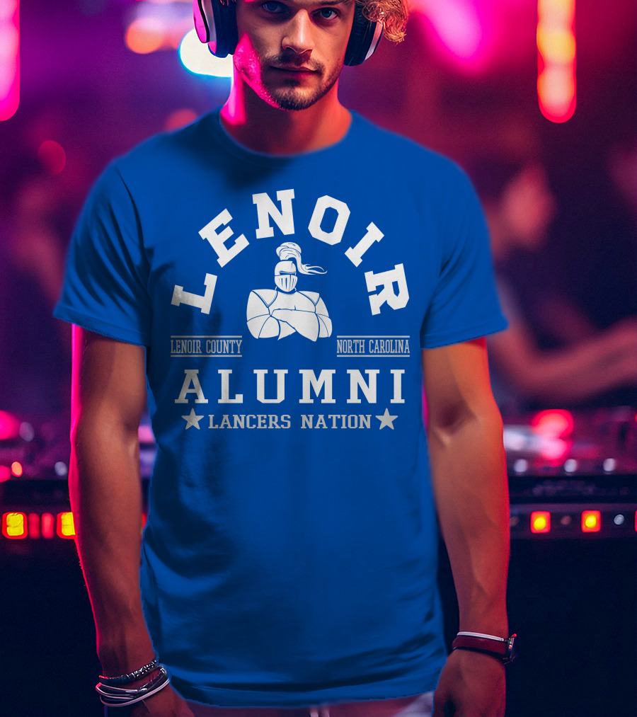 Lenoir County North Carolina Alumni Lancers Nation T-Shirt