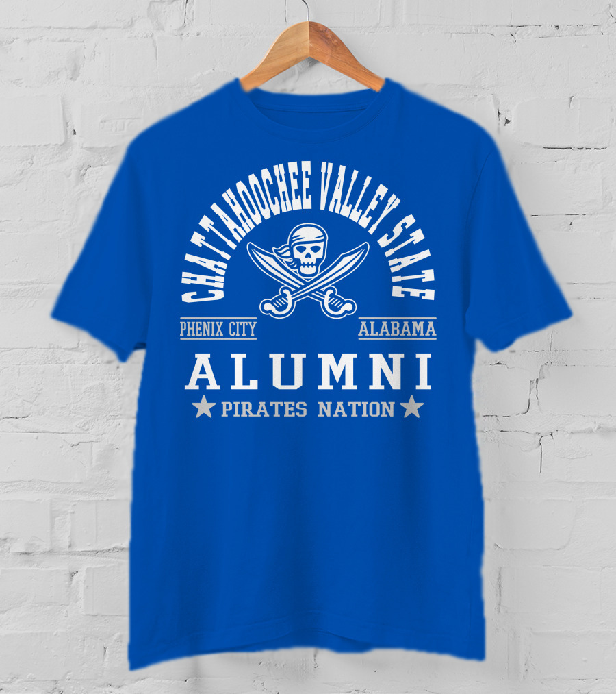 Chattahoochee Valley State Phenix City Alabama Alumni Pirates Nation T-Shirt