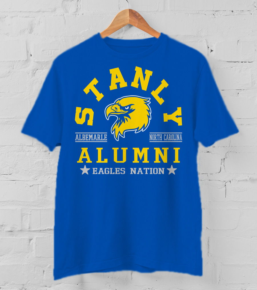 Stanly Alumni Albemarle North Carolina Eagles Nation T-Shirt