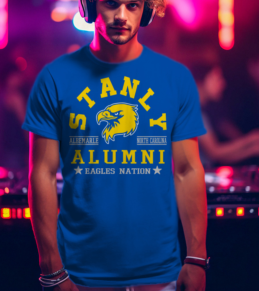 Stanly Alumni Albemarle North Carolina Eagles Nation T-Shirt