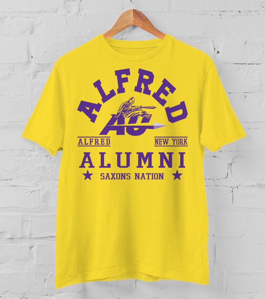 Alfred University Alumni Saxons Nation New York T-Shirt