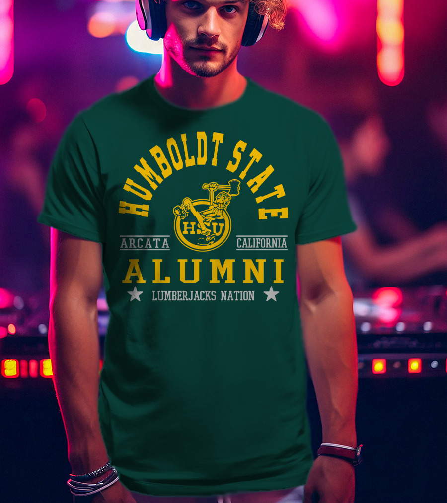 Humboldt State Alumni Arcata California Lumberjacks Nation HSU T-Shirt