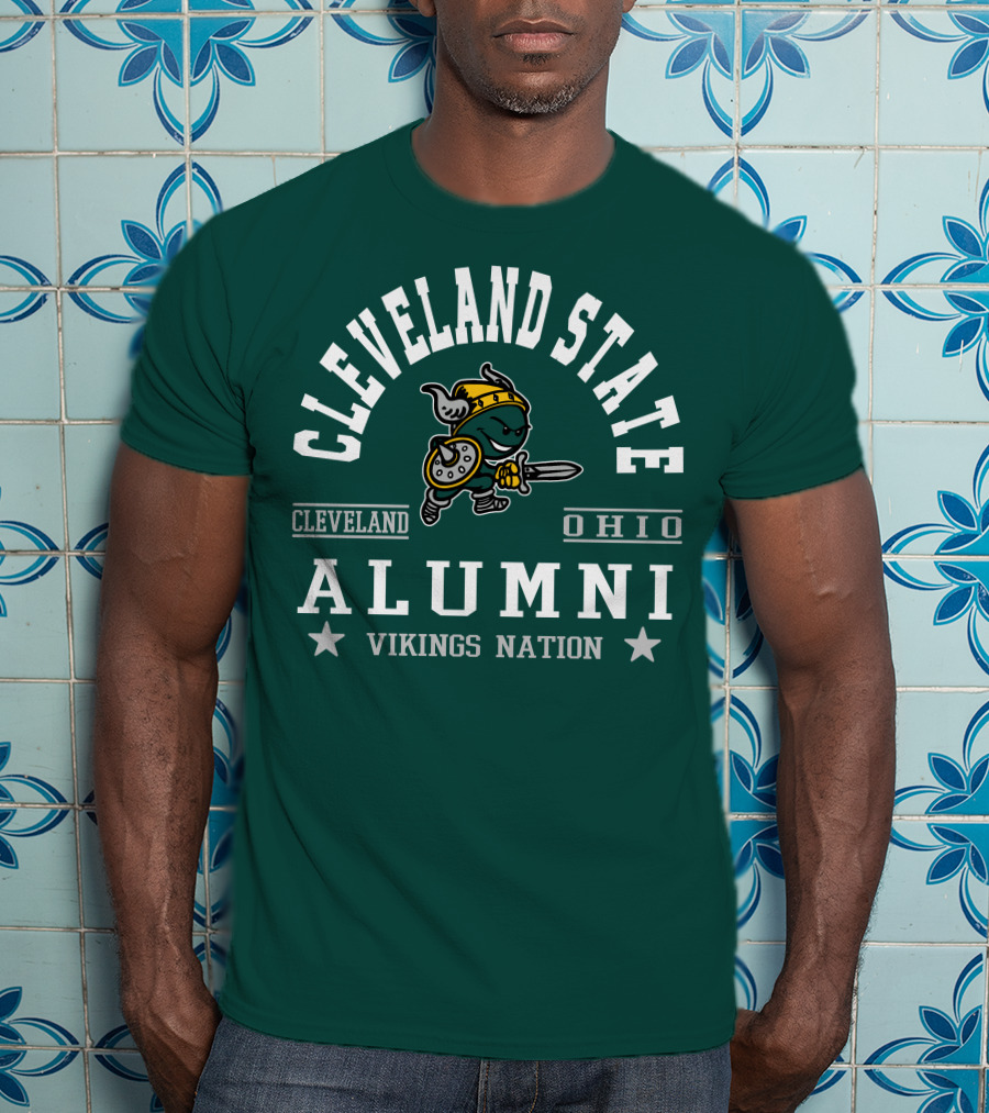 Cleveland State University Ohio Alumni Vikings Nation T-Shirt