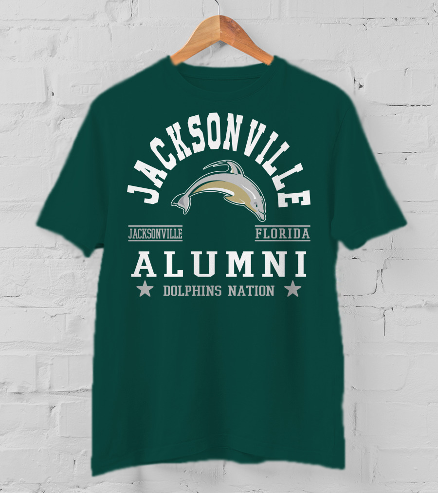Jacksonville Florida Alumni Dolphins Nation T-Shirt