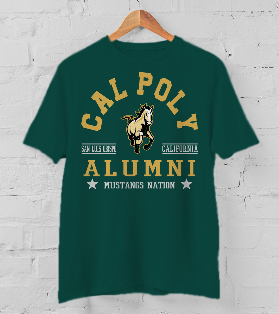 Cal Poly Alumni Mustangs Nation San Luis Obispo California T-Shirt