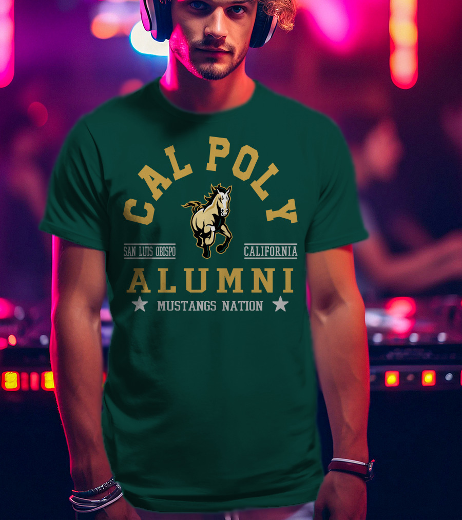 Cal Poly Alumni Mustangs Nation San Luis Obispo California T-Shirt