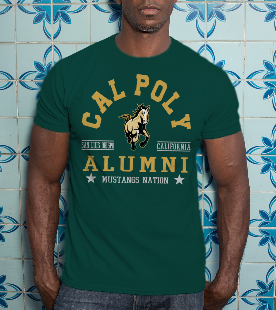 Cal Poly Alumni Mustangs Nation San Luis Obispo California T-Shirt