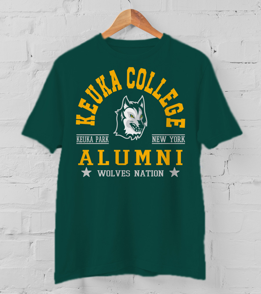 Keuka College Alumni Wolves Nation Keuka Park New York T-Shirt