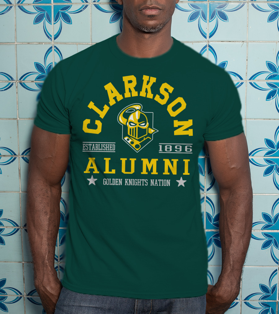 Clarkson Alumni Established 1896 Golden Knights Nation T-Shirt