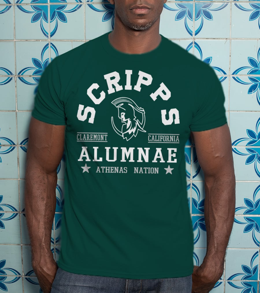 Scripps College Alumnae Claremont California Athenas Nation T-Shirt