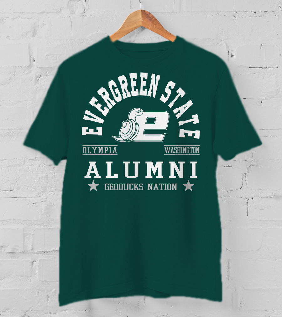 Evergreen State Geoducks Nation Alumni Olympia Washington T-Shirt
