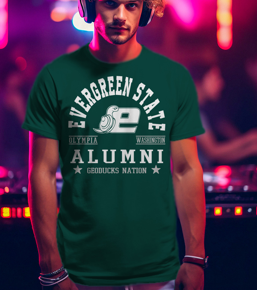 Evergreen State Geoducks Nation Alumni Olympia Washington T-Shirt