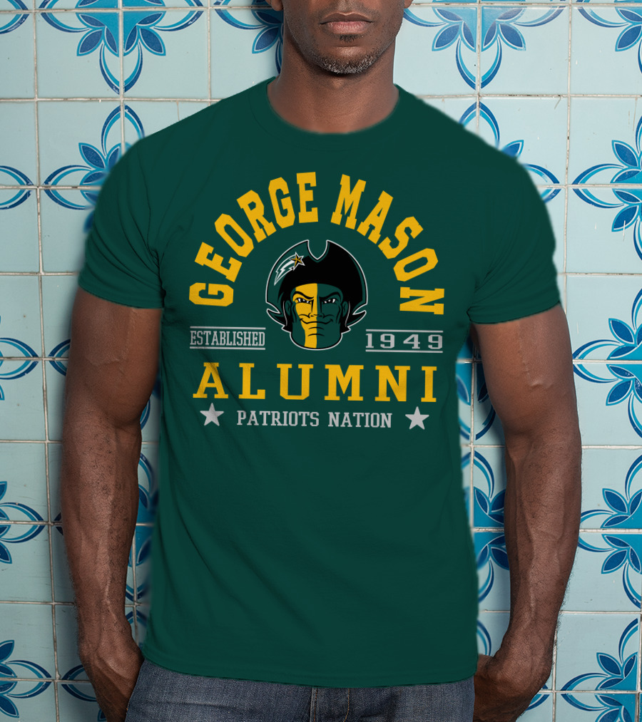 George Mason University Alumni Established 1949 Patriots Nation T-Shirt