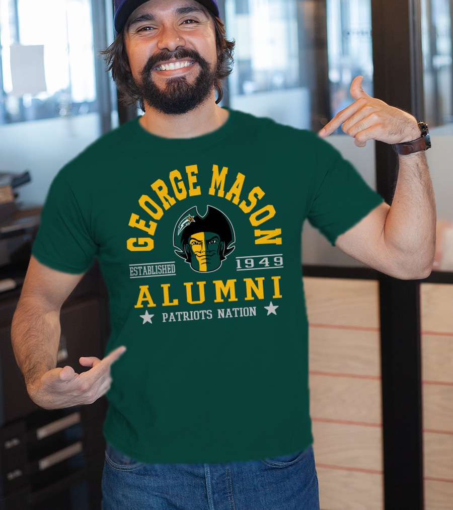 George Mason University Alumni Established 1949 Patriots Nation T-Shirt