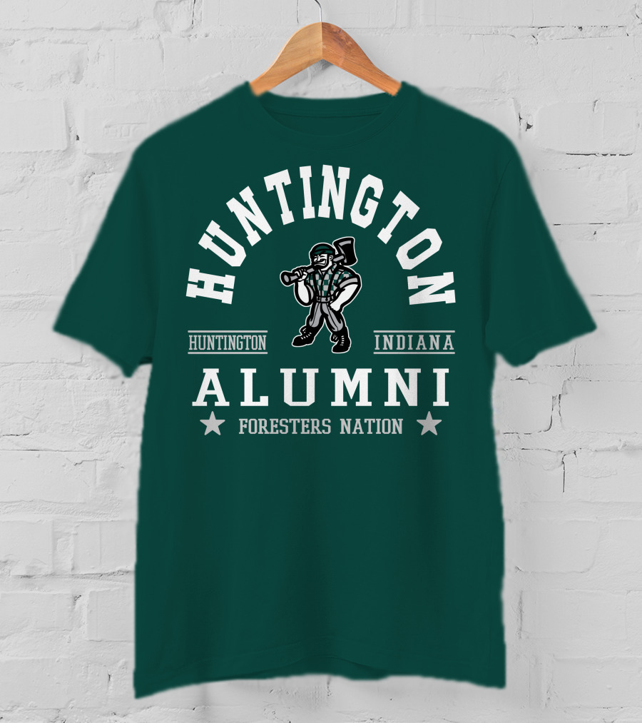 Huntington Indiana Alumni Foresters Nation T-Shirt