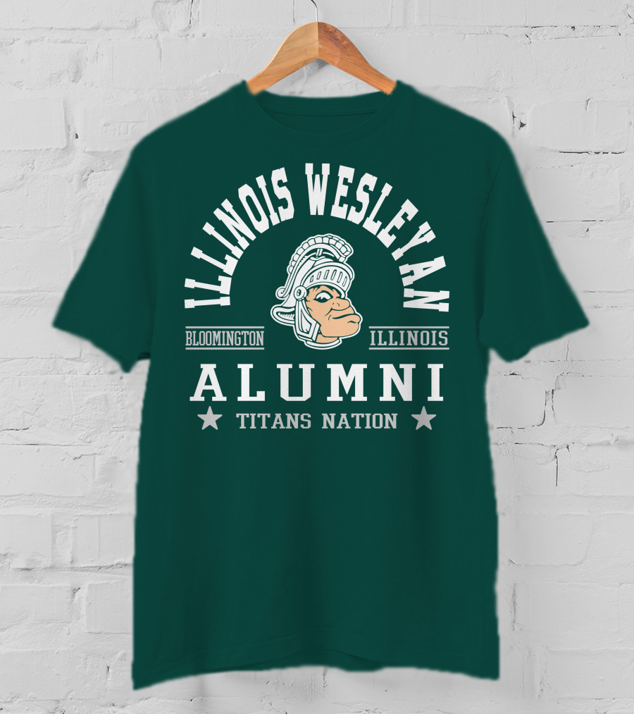 Illinois Wesleyan Alumni Titans Nation Bloomington Illinois T-Shirt