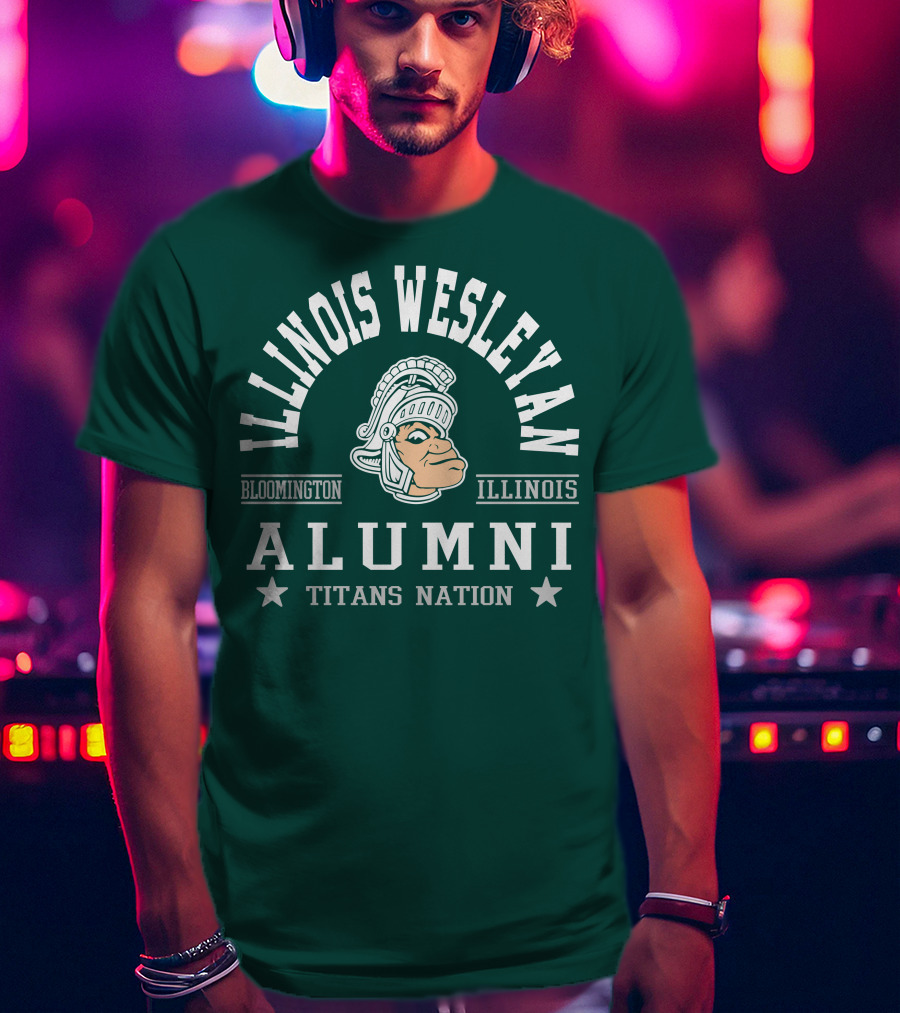 Illinois Wesleyan Alumni Titans Nation Bloomington Illinois T-Shirt