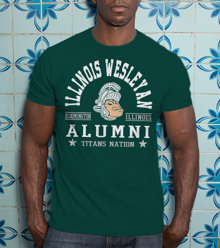 Illinois Wesleyan Alumni Titans Nation Bloomington Illinois T-Shirt