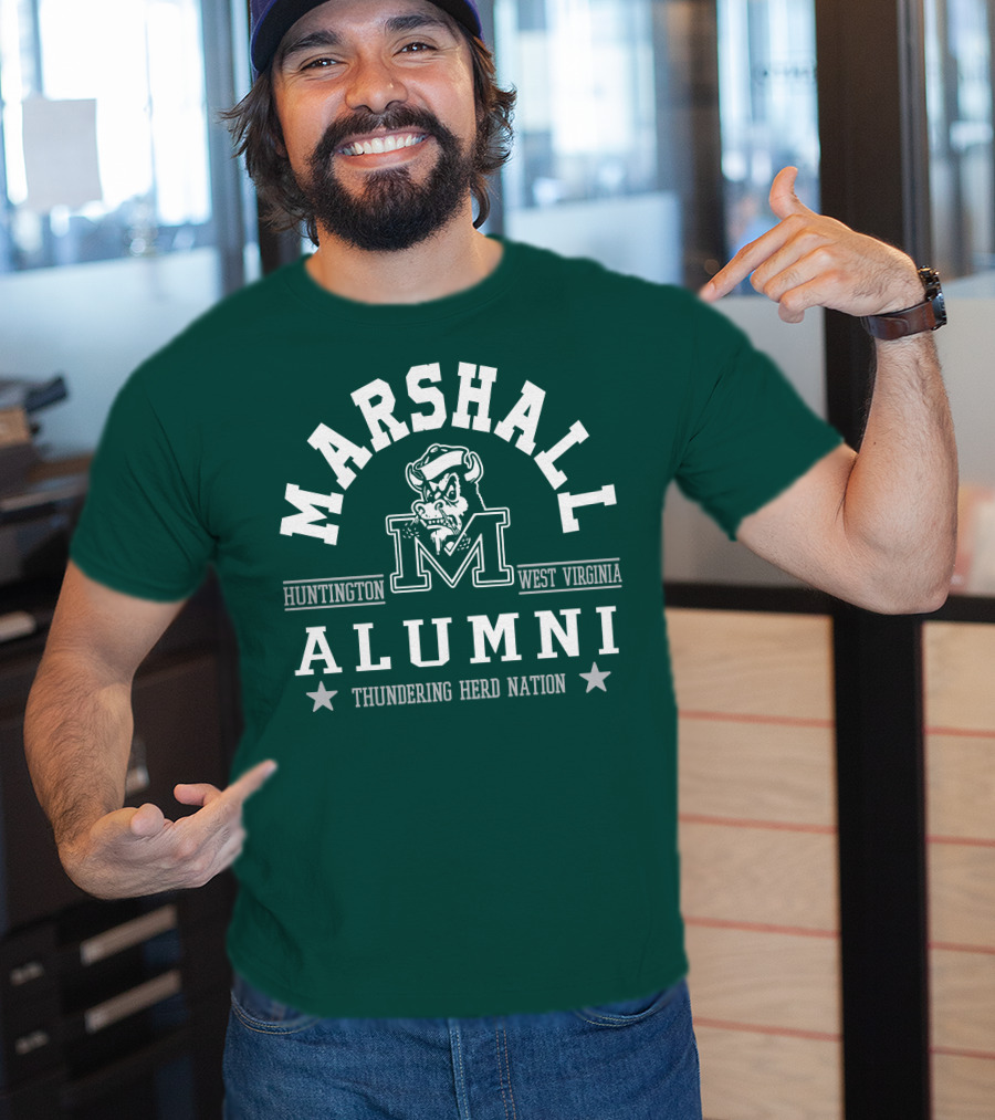 Marshall Alumni Thundering Herd Nation Huntington West Virginia T-Shirt